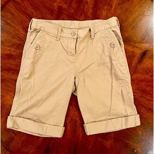 Talbots Kids Girl Khaki Shorts. Size 10. Great condition.